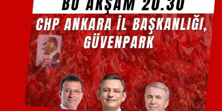 Özgür Özel Saraçhane'de, Mansur Yavaş Güvenpark'ta olacak