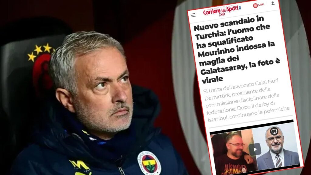 Tartışmalar Ülke Sınırını Aştı: Mourinho'ya Ceza Veren Kişi Galatasaray Formasıyla