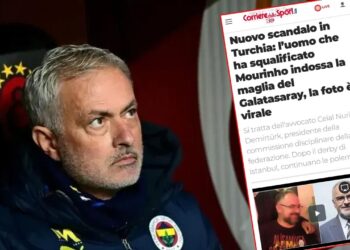Tartışmalar Ülke Sınırını Aştı: Mourinho'ya Ceza Veren Kişi Galatasaray Formasıyla