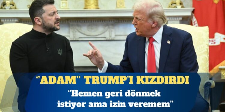 Trump: Zelenski hemen geri dönmek istiyor ama izin veremem