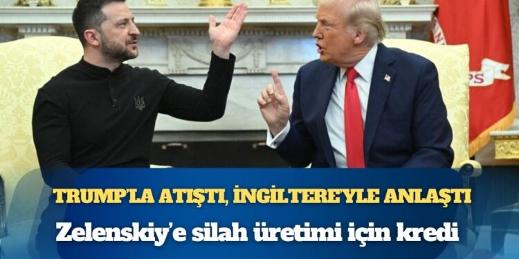 Trump’la atıştı, İngiltere’yle anlaştı: Zelenskiy’e silah üretimi için kredi