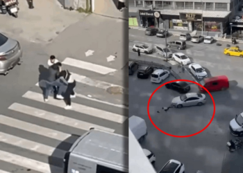 Yer: İstanbul... Önce Tekme Tokat Kavga Etti, Sonra Otomobiliyle Çarpıp Kaçtı!