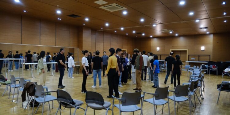 Amed Tiyatro Festivali'nde atölye çalışması
