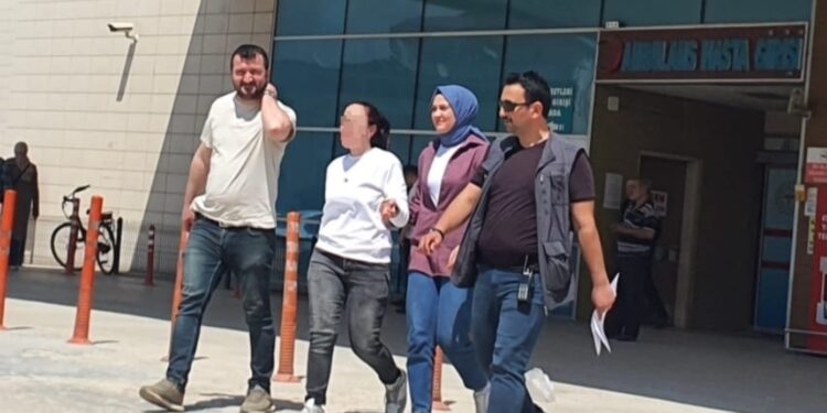 Aranan kadın ormanda saklanıyormuş