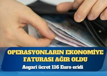 İmamoğlu operasyonlarının faturası: Asgari ücret 116 Euro eridi