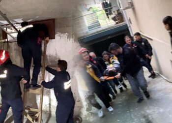 Avcılar'da temizlik için girdiği su deposunda mahsur kaldı; itfaiye kurtardı