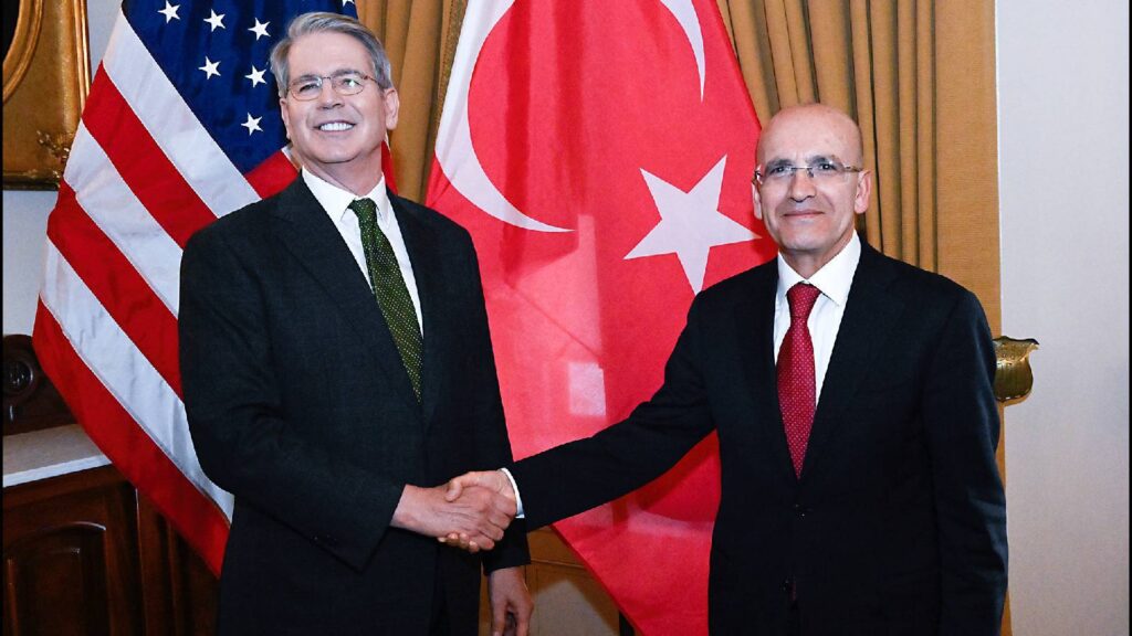 Bakan Şimşek, ABD'li mevkidaşıyla görüştü