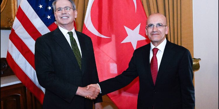 Bakan Şimşek, ABD'li mevkidaşıyla görüştü