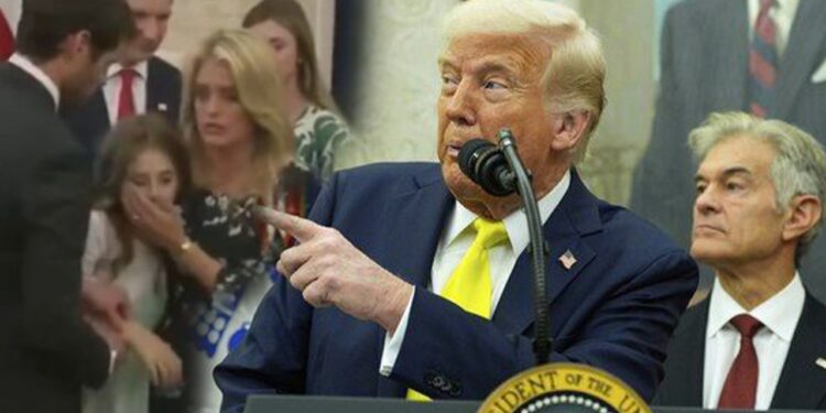 Beyaz Saray'da Panik Dolu Anlar! Mehmet Öz'ün Torunu Bayıldı