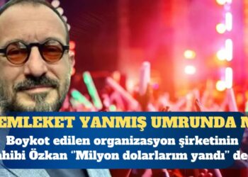 Boykot edilen organizasyon şirketinin sahibi: Milyon dolarlarım yandı