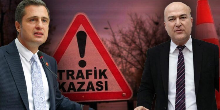CHP'li Vekiller Murat Bakan ve Deniz Yücel Ölümden Döndü, Araçları Kullanılamaz Halde