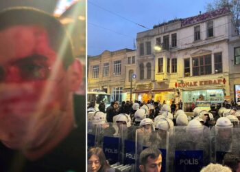 CHP'nin Tünel Meydanı'ndaki Filistin yürüyüşüne polis sert müdahale etti; parti, suç duyurusunda bulunacaklarını açıkladı