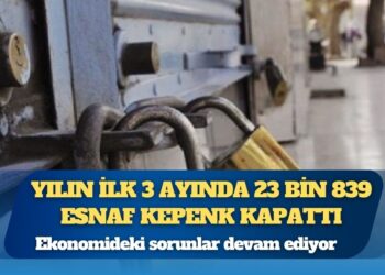 Ekonomideki sorunlar devam ediyor: Bu yılın ilk 3 ayında 23 bin 839 esnaf kepenk kapattı