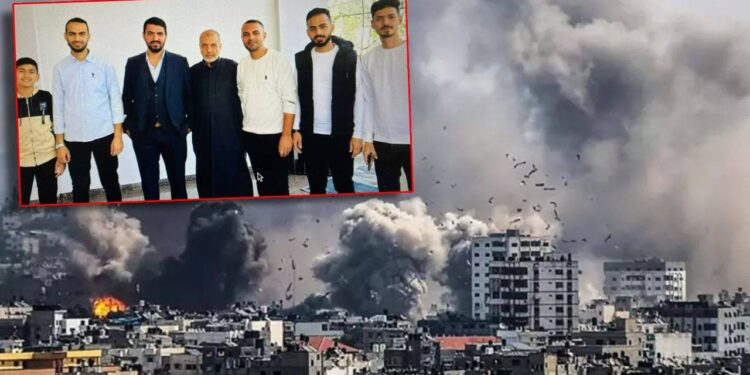 İsrail'den Gazze'de Acı Katliam! 6 Kardeşi Birden Hayattan Kopardı, Cenaze Namazlarını Babaları Kıldırdı