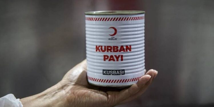 Kurban bedeli yurtiçinde 13 bin 250, yurtdışında 5 bin 250 lira