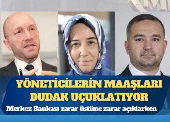 Merkez Bankası zarar üstüne zarar açıklarken: Yöneticilerin maaşları dudak uçuklatıyor
