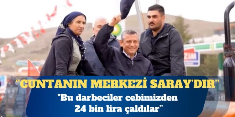 Özgür Özel: Bu cuntanın karargahı Beştepe’deki saraydır