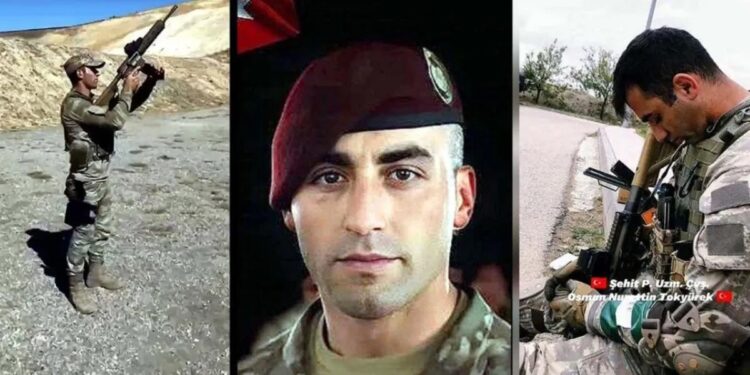 Şehidin naaşı yaklaşık 3 yıl sonra mağarada bulundu