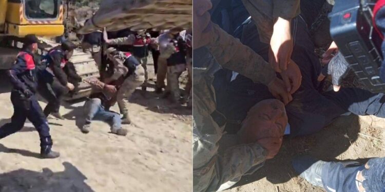 TOKİ için köylüye cop, doğaya kepçe vuruldu