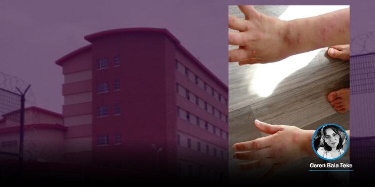 “Tahta kuruları olan bir yerde tutuluyorlar, bebek muayene edilmemiş”