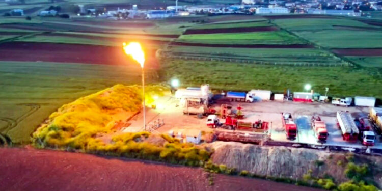 Tekirdağ'da üçüncü doğal gaz kuyusu açıldı; günlük 20 bin metreküp üretim yapacak