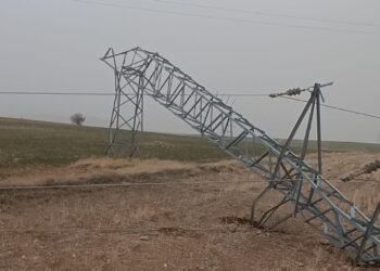Van, Hakkari ve Muş'ta fırtına elektrik direklerini devirdi
