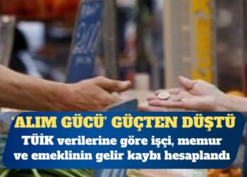 TÜİK verilerine göre asgari ücretin alım gücü 2 bin 224 TL eridi