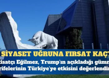 Mahfi Eğilmez: Türkiye iç siyaset uğruna yine fırsat kaçırdı