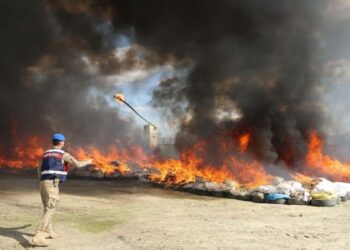 Uyuşturucuyu ‘Lice’ yazısıyla yakan jandarma komutanlığı hakkında suç duyurusu