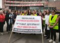İşten çıkarılan kadınlar CHP önünde: Vazgeçmeyeceğiz