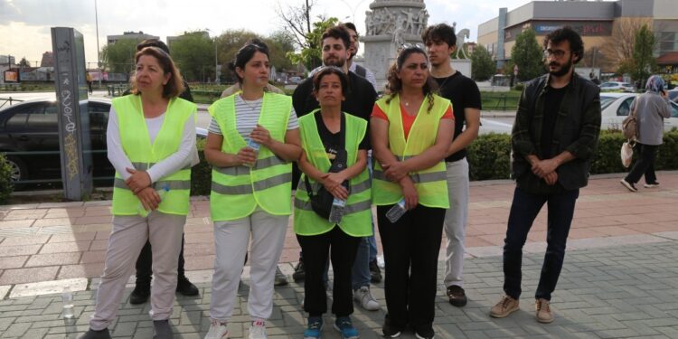 İşçilerin yürüyüşü 6’ncı gününde