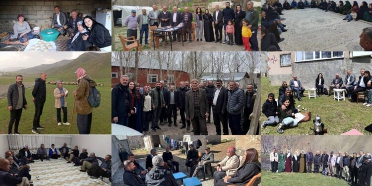 12 mahalle ve 72 köyde 5 bin aileye ‘süreç’ ziyareti