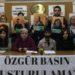 Tutuklu gazetecilerin özgürlüğünü istediler