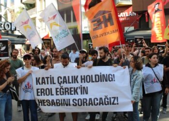 Katledilen işçi Erol Eğrek için eylem: Katil Çalık Holding