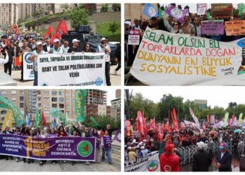 1 Mayıs kutlamalarında sosyalizm vurgusu: Öcalan’ın koşulları iyileştirilmeli