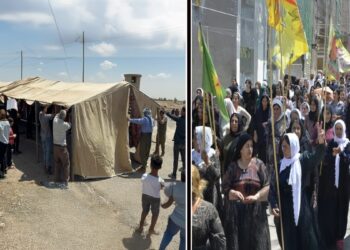 Ambargoya karşı yürüyen Mexmurlular çadır eylemi başlattı
