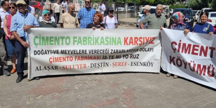 Çimento fabrikasının ÇED sürecine itiraz