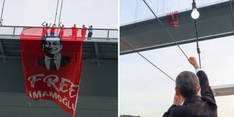 ‘İmamoğlu’ pankartına soruşturma