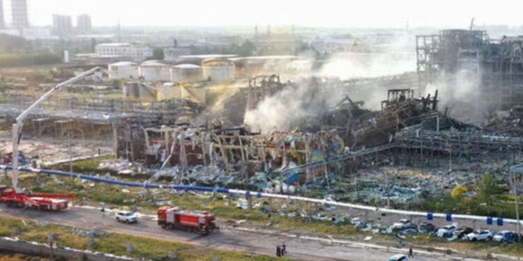 Çin’de kimya fabrikasında patlama