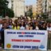 Taciz failine verilen cezanın bozulması protesto edildi