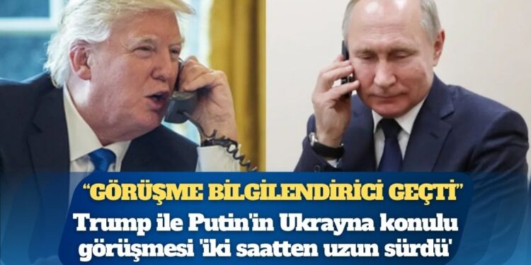 ABD Başkanı Donald Trump ile Rusya Devlet Başkanı Vladimir Putin’in Ukrayna konulu görüşmesi iki saatten uzun sürdü: “Görüşme bilgilendirici geçti”