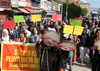 Agirî’de Kürt Dil Bayramı kutlaması