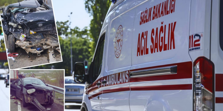 Ağrı'da Can Pazarı: Otomobil Minibüse Çarptı! 2 Ölü, 8 Yaralı Var