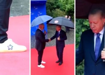 Avrupa Zirvesine Damga Vuran Ayakkabılar! Cumhurbaşkanı Erdoğan da Kendini Tutamadı