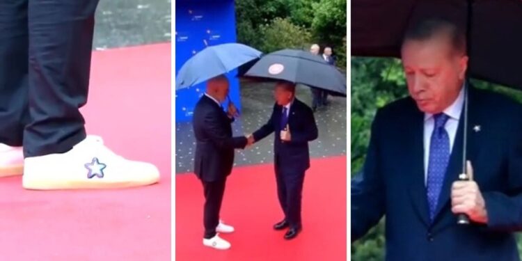 Avrupa Zirvesine Damga Vuran Ayakkabılar! Cumhurbaşkanı Erdoğan da Kendini Tutamadı