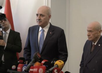 Bahçeli ile görüşen Kurtulmuş: Bundan sonra görev Meclis'e düşüyor