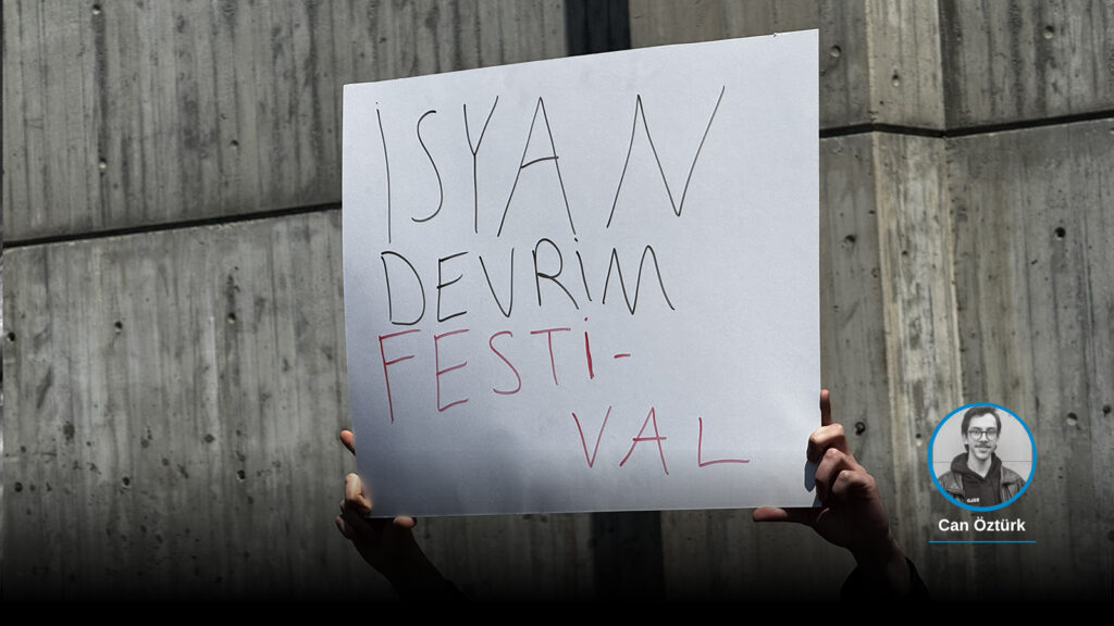 Bilgi Üniversitesi öğrencileri, bahar festivali iptalini protesto etti; Rektör Yazgan, “Güvenlik nedeniyle sorumluluk alamam, kararım kesin” dedi