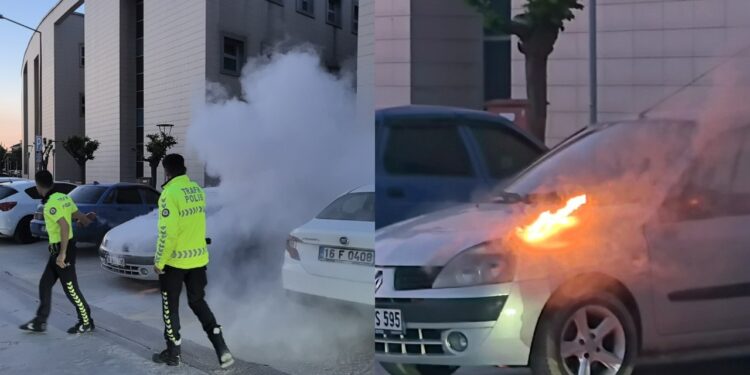 Bursa'da Devlet Hastanesinde Korkutan Yangın