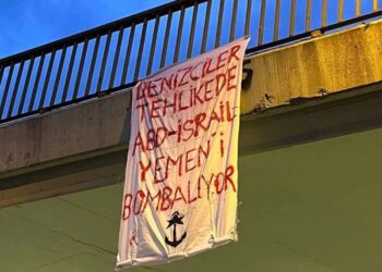 Deniz İşçileri Platformu'ndan Yemen'de mahsur kalan meslektaşları için eylem