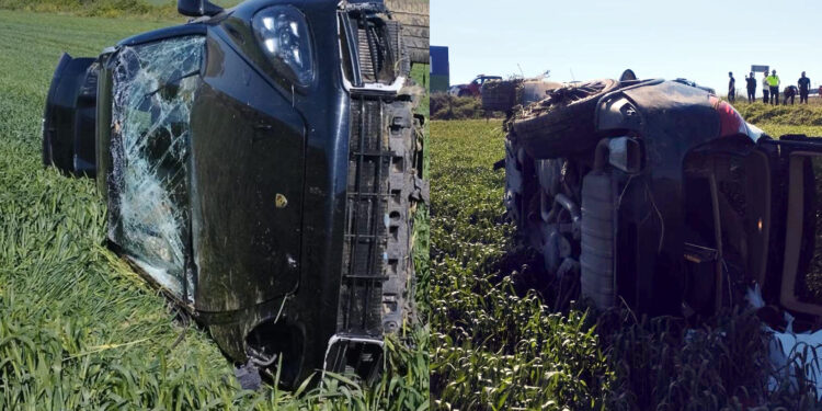 "Dur" ihtarında bulunan polise çarpıp kaçtıktan sonra kaza yaptı; saklandığı menfezde yakalandı